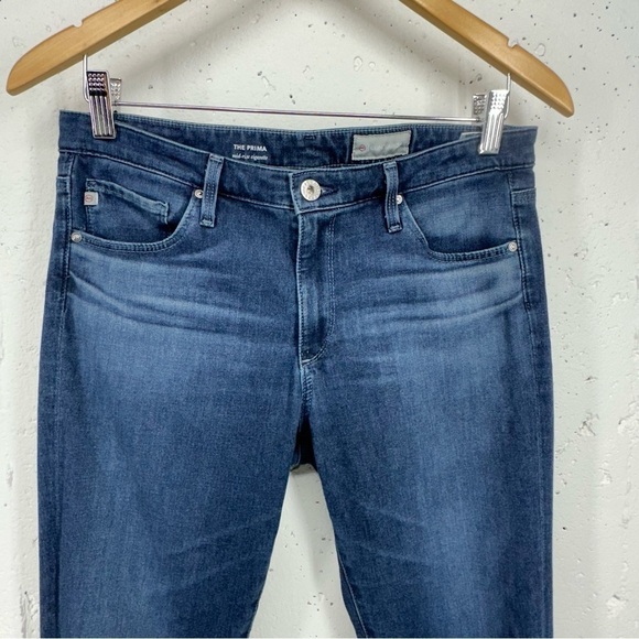 AG Adriano Goldschmied Women's Size 29 The Prima Mid Rise Cigarette Jeans - Picture 3 of 14